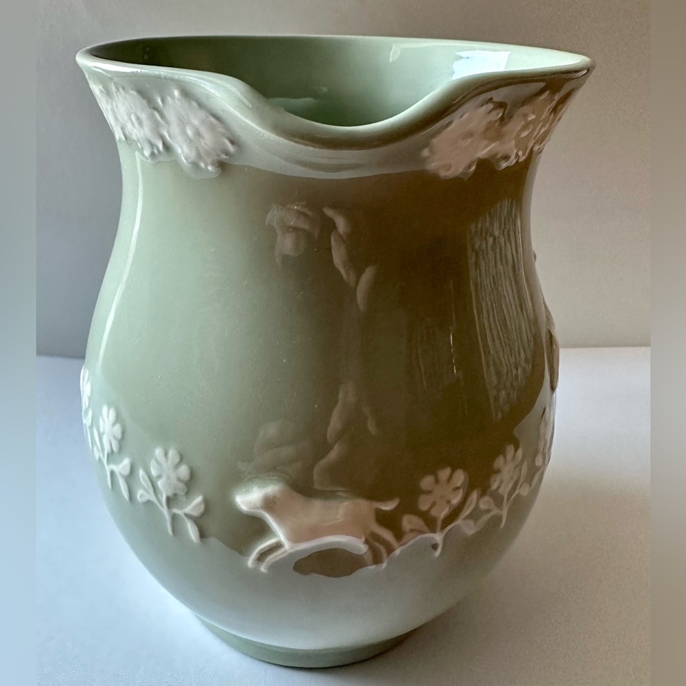Vintage Spode Fortuna Sage Pitcher - Picture 6 of 9